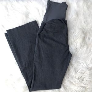 Destination Maternity Work Pants Trousers Gray Sm